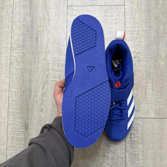 Adidas Powerlift 5 Weightlifting Shoes Lucid Blue IH8237 Size Men 9 main image 4